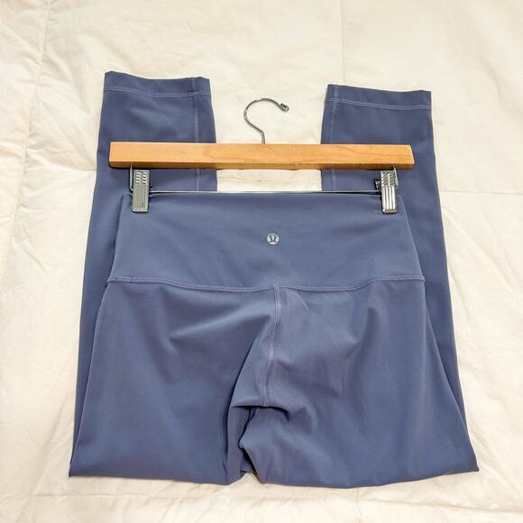 Lululemon Wunder Under High-Rise Crop 21” Leggings Water Drop Blue Size 6 - Picture 5 of 7